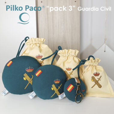 Pack 3 Ud. Pilko Paco, personalizado Guardia Civil