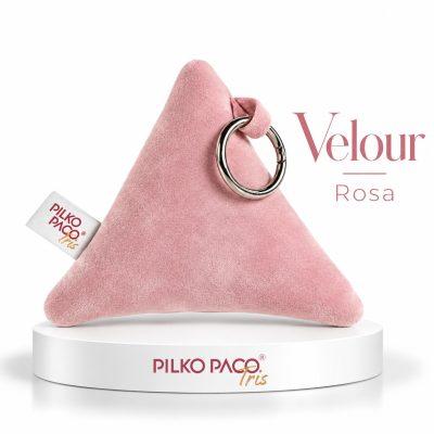Triángulo Tris Velour Rosé