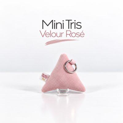 Mini Tris Velour Rosé